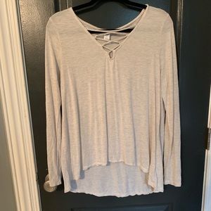 Lace up top